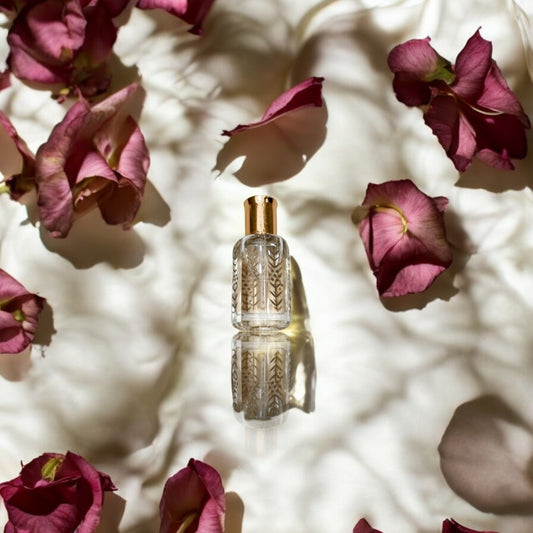 Bulgarian Rose Perfume Oil. Unisex Alcohol-Free Floral & Powdery Fragrance - Marwa