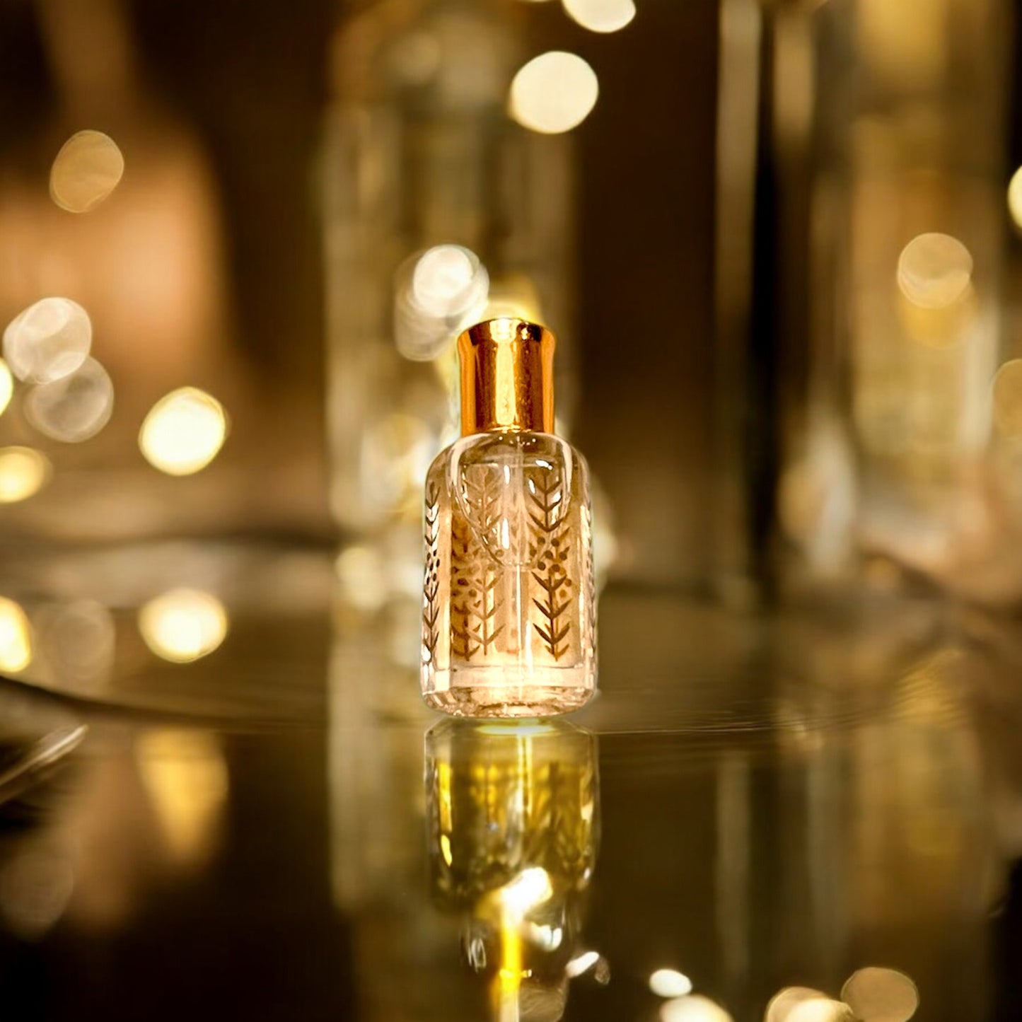 Golden Dust Perfume Oil. Unisex Alcohol-Free Floral & Gourmand Fragrance - Marwa