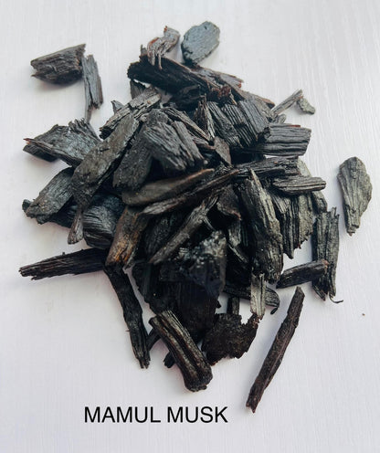 Mamul Musk Bakhoor. Natural Agarwood & Musk Oud Chips Incense - Marwa