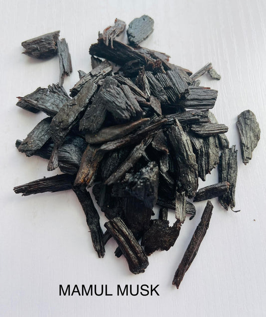 Mamul Musk Bakhoor. Natural Agarwood & Musk Oud Chips Incense - Marwa