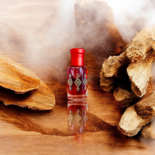 Oud Mukhallat Perfume Oil. Unisex Alcohol-Free Woody & Aromatic Fragrance - Marwa