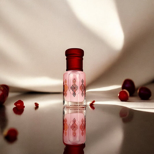 Pomegranate Musk Perfume Oil. Women’s Alcohol-Free Fruity & Musky Fragrance - Marwa